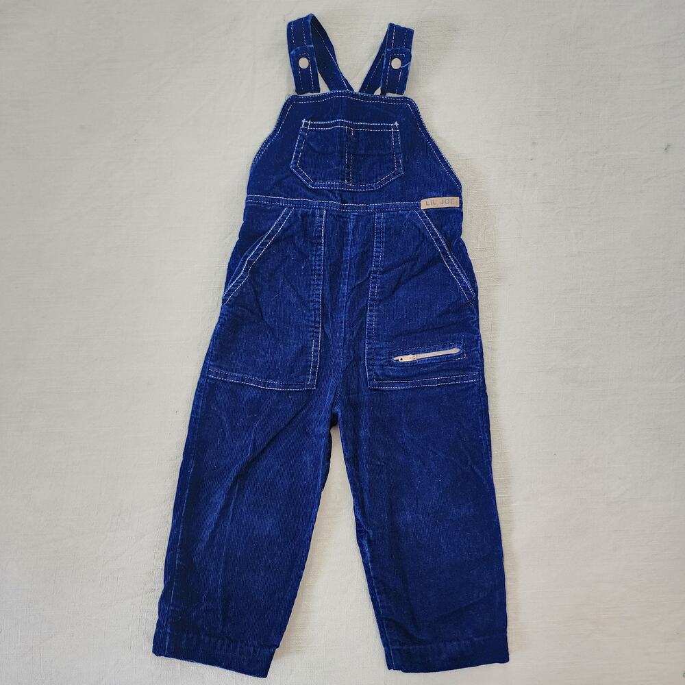 Vintage Navy Cord Overalls 18-24 months